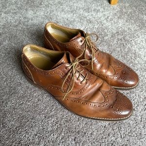 Cole Haan Brogue Wingtip Oxford, British Tan
